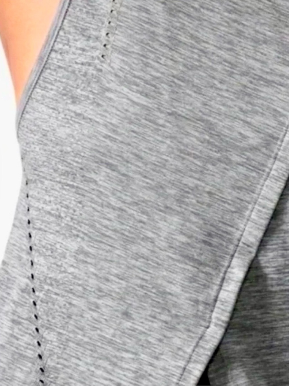 Athleta Foothill Seamless Split Back Tank Top, Heather Gray, Large - Picture 4 of 14